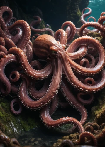 octopus,giant pacific octopus,octopus tentacles,kraken,cephalopod,fun octopus,cephalopods,calamari,pink octopus,tentacles,squid rings,giant squid,tentacle,cnidaria,sea animals,sea creatures,sea animal,deep sea,octopus vector graphic,suardiana