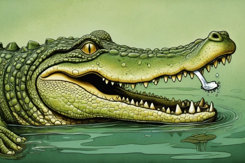 saltwater crocodile,freshwater crocodile,crocodilian,salt water crocodile,nile crocodile,philippines crocodile,crocodile,marsh crocodile,false gharial,crocodilian reptile,american crocodile,caiman crocodilus,gharial,crocodilia,crocodiles,alligator mississipiensis,west african dwarf crocodile,american alligator,croc,alligator,Illustration,Realistic Fantasy,Realistic Fantasy 40