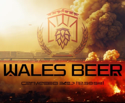 prince of wales,wales,welsh,the production of the beer,brewery,logo header,wheat beer,party banner,cd cover,the logo,beers,beer,logo,beer match,crest,warship,brewed,district 9,kegs,media concept poster,Realistic,Movie,Warzone