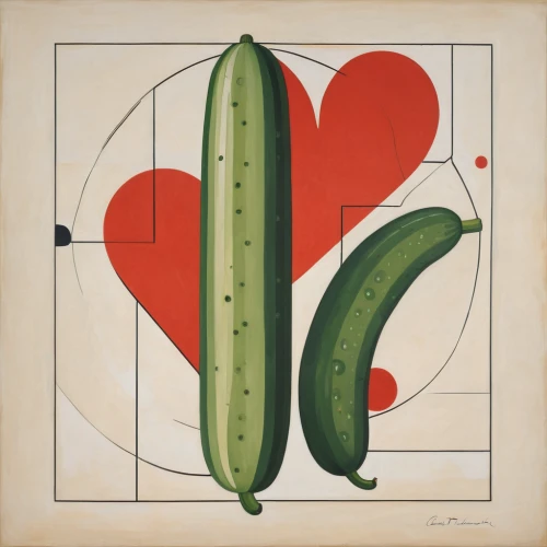 courgette,pickled cucumber,in measure love,cucumber  gourd  and melon family,cucumbers,summer squash,pickled cucumbers,heart traffic light,zucchini,traffic light with heart,cucumber,pointed gourd,valentine clock,armenian cucumber,vintage botanical,heart icon,heart of palm,declaration of love,vintage art,broad bean,Art,Artistic Painting,Artistic Painting 44