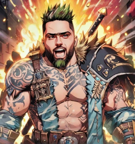 barbarian,twitch icon,dane axe,gungdo,goki,poseidon god face,hog xiu,angry man,the face of god,dai pai dong,power icon,leopard's bane,nikko,akita,steam icon,katakuri,takuan,chozubachi,fantasy warrior,aaa