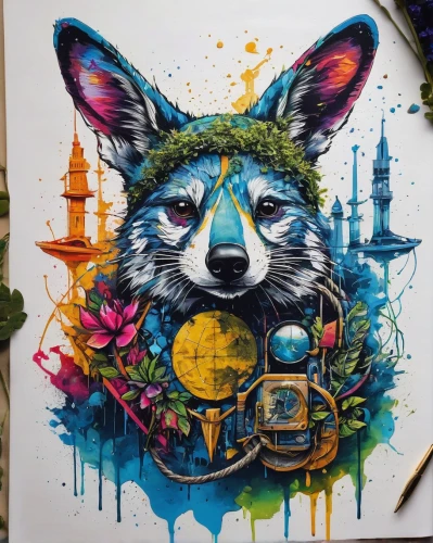 fox,coyote,graffiti art,a fox,grafitty,fox in the rain,corgi,grafiti,graffiti,grafitti,san francisco,child fox,raccoon,lyon,gsd,krakow,color rat,szymbark,husky,furta,Conceptual Art,Graffiti Art,Graffiti Art 03