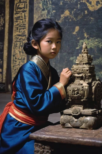 girl praying,chinese art,vintage asian,oriental painting,oriental girl,korean culture,yunnan,asian culture,stone carving,inner mongolian beauty,korean history,meticulous painting,tibetan,buddhist monk,buddhist,asian architecture,girl with cloth,girl in a historic way,child with a book,japanese culture,Photography,Black and white photography,Black and White Photography 13
