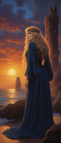 fantasy picture,donald trump,kings landing,celtic woman,rapunzel,celtic harp,trump,fantasy art,fantasy portrait,heroic fantasy,sea god,the wind from the sea,imperial shores,god of the sea,imperial coat,the sphinx,dune 45,the hat of the woman,romantic portrait,ruined castle,Conceptual Art,Fantasy,Fantasy 28