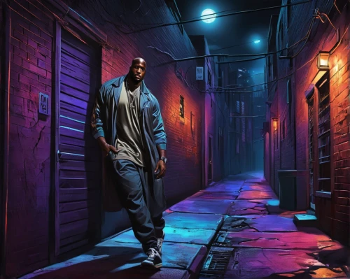 alleyway,sci fiction illustration,alley,game illustration,narrow street,cg artwork,michael jordan,game art,concept art,cyberpunk,black businessman,play escape game live and win,world digital painting,blind alley,old linden alley,novelist,mamba,album cover,live escape game,cd cover,Conceptual Art,Daily,Daily 24