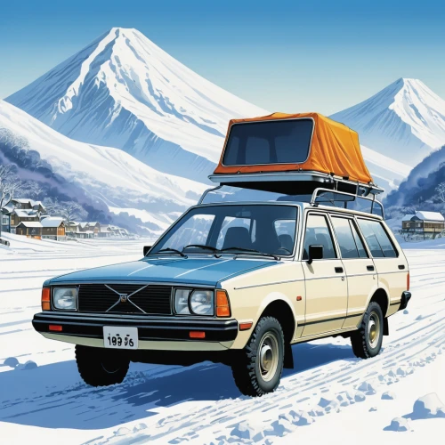 expedition camping vehicle,nissan caravan,subaru outback,station wagon-station wagon,subaru forester,travel trailer poster,vanagon,alpine style,ford expedition,volvo xc70,mitsubishi endeavor,t-model station wagon,amc eagle,volvo 700 series,plymouth voyager,toyota land cruiser,nissan x-trail,volvo 440,volvo 300 series,campire,Illustration,Japanese style,Japanese Style 05