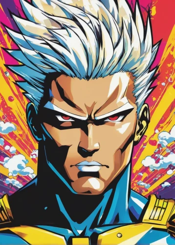 trunks,toori,cable,thunderbolt,x men,rainmaker,x-men,my hero academia,vegeta,power icon,takikomi gohan,lightning bolt,electro,cyclops,destroy,thunderhead,xmen,thunderbird,comic hero,hawks,Illustration,Japanese style,Japanese Style 04