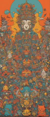 buddhist hell,buddhism,bhutan,bodhisattva,vajrasattva,mantra om,barongsai,khokhloma painting,shakyamuni,buddha,tibetan,laughing buddha,hall of supreme harmony,lhasa,shirakami-sanchi,amano,chinese clouds,qinghai,gilnyangyi,gwangokji,Illustration,Japanese style,Japanese Style 16
