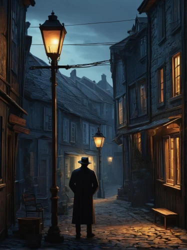 the cobbled streets,medieval street,lamplighter,cobblestone,hamelin,old town,night scene,old linden alley,deadwood,gas lamp,cobblestones,old city,sherlock holmes,narrow street,cobble,street scene,world digital painting,jockgrim old town,french digital background,shaftesbury,Photography,Documentary Photography,Documentary Photography 10
