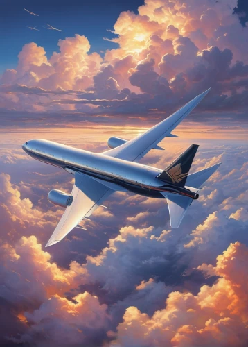 boeing 787 dreamliner,boeing 777,airplane wing,boeing 767,supersonic aircraft,narrow-body aircraft,air new zealand,boeing 747-400,aeroplane,747,supersonic transport,concorde,wingtip,boeing 747,boeing 757,boeing 747-8,airplanes,fixed-wing aircraft,wide-body aircraft,sunrise in the skies,Illustration,Japanese style,Japanese Style 18