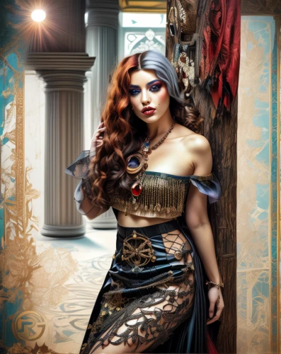 celtic queen,sorceress,rosa ' amber cover,the enchantress,fantasy art,fantasy portrait,lycaenid,fantasy picture,fantasy woman,priestess,fairy tale character,arcanum,blue enchantress,cybele,queen of hearts,athena,painted lady,venetia,ancient egyptian girl,the zodiac sign pisces