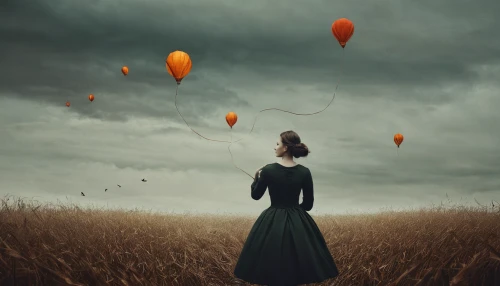 little girl with balloons,conceptual photography,photo manipulation,flying seeds,ballooning,photomanipulation,red balloon,photoshop manipulation,balloon trip,dreams catcher,balloon,flying seed,surrealism,woman thinking,little girl in wind,balloon with string,gas balloon,balloons flying,ballon,image manipulation,Photography,Documentary Photography,Documentary Photography 27