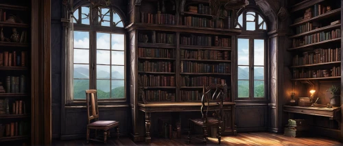 bookshelves,bookcase,reading room,study room,old library,armoire,bookshelf,book wall,celsus library,dandelion hall,the books,dark cabinetry,bookworm,books,ornate room,book antique,library,sci fiction illustration,open book,scholar,Conceptual Art,Fantasy,Fantasy 30