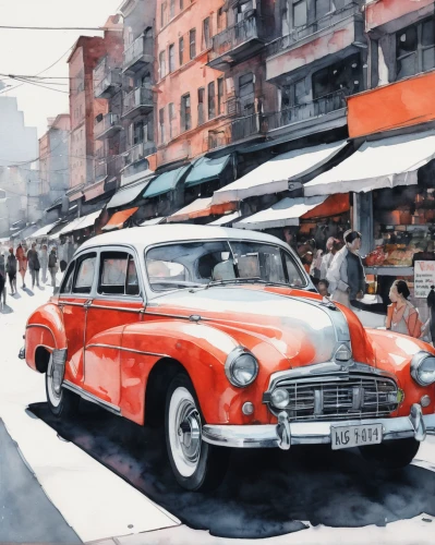 aronde,volvo amazon,alfa romeo 1900,bmw 501,vintage cars,old havana,borgward,saab 96,borgward hansa,morris minor,morris minor 1000,vintage car,gaz-12 zim,austin a40 farina,buick super,oldtimer car,peugeot 403,fiat 1100,bristol 401,vintage art,Illustration,Paper based,Paper Based 20