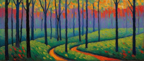 forest landscape,forest road,forest path,row of trees,birch forest,forest fire,the forests,deciduous forest,autumn forest,forest glade,forest of dreams,autumn landscape,forest background,mixed forest,tree grove,pathway,frutti di bosco,copse,the forest,green forest,Art,Artistic Painting,Artistic Painting 36