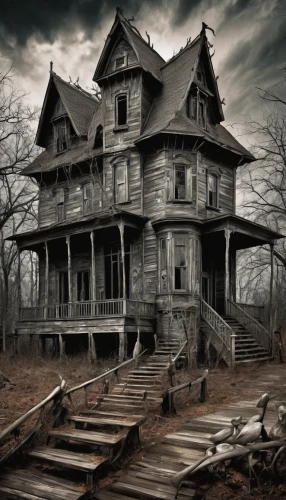 the haunted house,haunted house,creepy house,abandoned house,witch house,witch's house,house insurance,lonely house,victorian house,old house,two story house,old home,ghost castle,haunted castle,apartment house,wooden house,the house,doll's house,lostplace,ancient house,Illustration,Black and White,Black and White 07