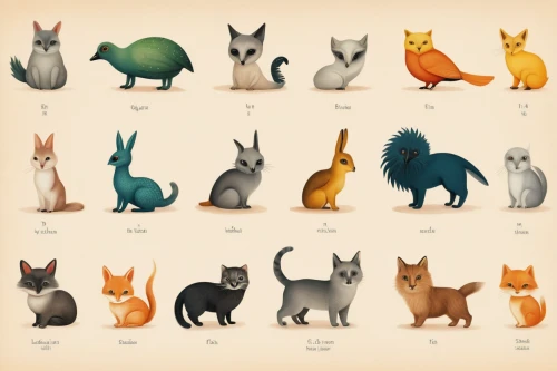 vintage cats,animal icons,animal shapes,felines,animal stickers,capricorn kitz,cat vector,fox stacked animals,cat drawings,rodentia icons,round animals,cats,cat european,small animals,american wirehair,cat silhouettes,mammals,fairy tale icons,breed cat,whimsical animals,Illustration,Abstract Fantasy,Abstract Fantasy 16