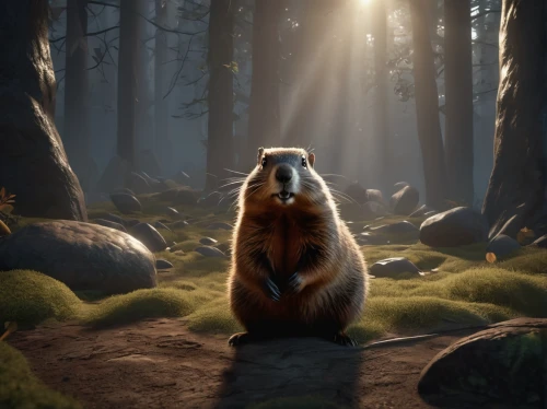 red panda,rocket raccoon,wolverine,woodland animals,badger,anthropomorphized animals,red fox,raccoon,garden-fox tail,forest animal,north american raccoon,backlit chipmunk,digital compositing,eurasian red squirrel,red squirrel,squirell,marten,mustelidae,a fox,polecat,Photography,Artistic Photography,Artistic Photography 15