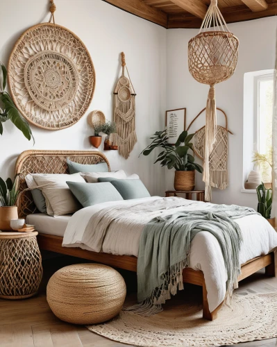 boho,scandinavian style,patterned wood decoration,boho art,canopy bed,basket wicker,danish furniture,shabby-chic,modern decor,decor,soft furniture,interior decor,home accessories,guest room,rustic,contemporary decor,warm and cozy,boho background,rattan,moroccan pattern,Illustration,Paper based,Paper Based 29