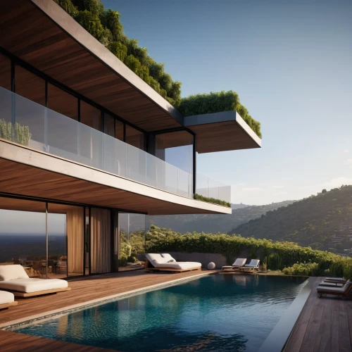 modern house,dunes house,modern architecture,luxury property,roof landscape,3d rendering,pool house,landscape design sydney,infinity swimming pool,roof terrace,holiday villa,futuristic architecture,luxury real estate,luxury home,render,beautiful home,roof top pool,cubic house,block balcony,modern style,Photography,General,Sci-Fi