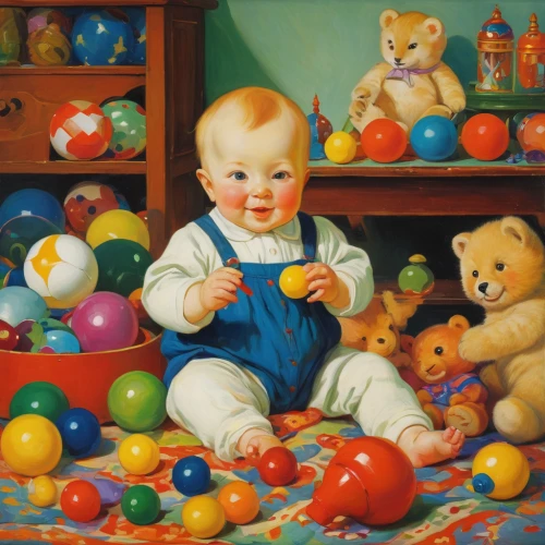 baby playing with toys,baby toys,ball pit,children toys,children's toys,children's background,child portrait,playschool,infant,wooden toys,vintage toys,baby products,child playing,baby toy,diabetes in infant,pediatrics,cuddly toys,nursery decoration,nursery,teddies,Art,Classical Oil Painting,Classical Oil Painting 27