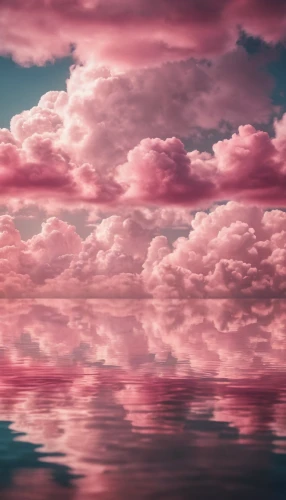 cloudscape,sky clouds,cotton candy,pink dawn,clouds,clouds - sky,cumulus clouds,cloudporn,sky,cloudy sky,cloud image,clouds sky,chinese clouds,swelling clouds,sky rose,cumulus,skyscape,cumulus cloud,cloud play,reflection of the surface of the water,Photography,General,Cinematic