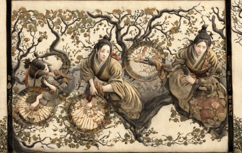 hanging elves,arthur rackham,rabbits and hares,trees with stitching,the branches of the tree,woodland animals,birds on a branch,the pied piper of hamelin,the three magi,hares,danse macabre,chamois with young animals,halloween bare trees,children's fairy tale,the branches,flock of birds,female hares,mulberry family,frame ornaments,doves of peace,Game Scene Design,Game Scene Design,Japanese Martial Arts