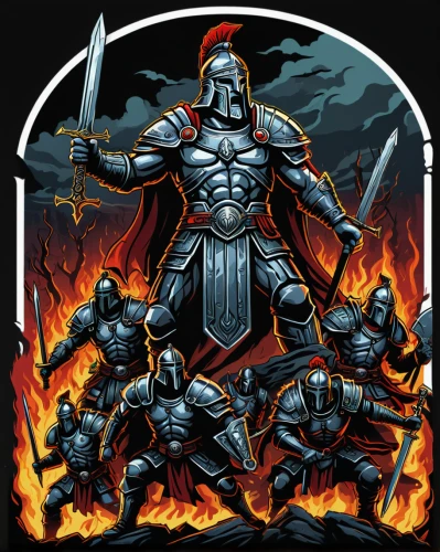 massively multiplayer online role-playing game,crusader,knight tent,knight armor,warlord,templar,knight festival,twitch logo,swordsmen,armor,raider,paladin,warriors,knight,twitch icon,iron mask hero,spartan,he-man,armored,castleguard,Illustration,Realistic Fantasy,Realistic Fantasy 45