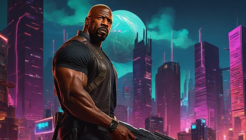 sci fiction illustration,black businessman,cg artwork,game art,cyberpunk,blade,would a background,game illustration,world digital painting,common,superhero background,african businessman,background screen,black city,mobile video game vector background,art background,concept art,enforcer,the fan's background,3d man,Art,Artistic Painting,Artistic Painting 27