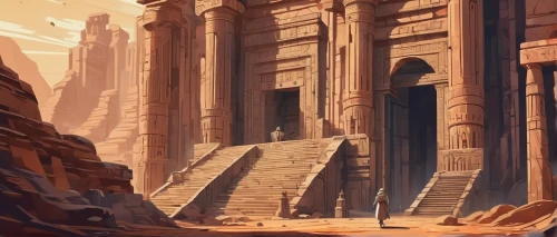 petra,ancient city,ancient buildings,ancient,pillars,ruins,karnak,sandstone wall,sandstone,tombs,the ancient world,detail shot,stone desert,desert landscape,ruin,ancient civilization,ancient house,sossusvlei,desert,egyptian temple,Conceptual Art,Sci-Fi,Sci-Fi 06