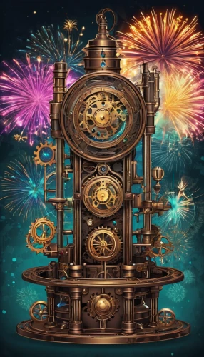new year clock,fireworks background,clockmaker,world clock,time announcement,grandfather clock,tower clock,hny,new year,longcase clock,play escape game live and win,time machine,atlasnye,astronomical clock,new year vector,lunisolar newyear,happy new year,fireworks art,four o'clocks,new year's greetings,Conceptual Art,Fantasy,Fantasy 25