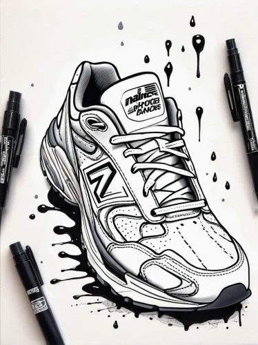 running shoe,athletic shoe,running shoes,sports shoe,walking shoe,sharpie,vector graphic,skate shoe,nike,tennis shoe,sports shoes,shoes icon,basketball shoe,hiking shoe,sneaker,leather shoe,age shoe,athletic shoes,climbing shoe,shoe,Illustration,Black and White,Black and White 34
