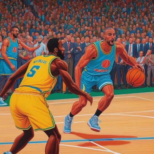 game illustration,oil on canvas,grizzlies,the game,goats,young goats,michael jordan,detail shot,kobe,oil painting on canvas,hall of fame,vector ball,nba,mamba,air jordan,kareem,sports game,teal and orange,ball play,players,Conceptual Art,Daily,Daily 29