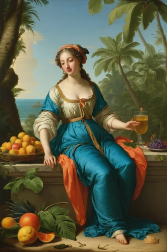 woman eating apple,woman holding pie,cepora judith,girl picking apples,bellini,portrait of a woman,woman with ice-cream,loquat,girl in the garden,woman drinking coffee,oranges,fruit market,woman playing tennis,girl with bread-and-butter,saint martin,barbary fig,mediterranean,woman at the well,woman holding a smartphone,portrait of a girl,Art,Classical Oil Painting,Classical Oil Painting 33