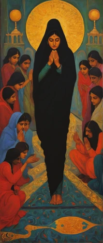 praying woman,woman praying,pentecost,khokhloma painting,peruvian women,indigenous painting,the prophet mary,the magdalene,candlemas,afar tribe,indian art,nativity of christ,woman at the well,archimandrite,bayan ovoo,zoroastrian novruz,kundalini,procession,the mother and children,orientalism,Art,Classical Oil Painting,Classical Oil Painting 30