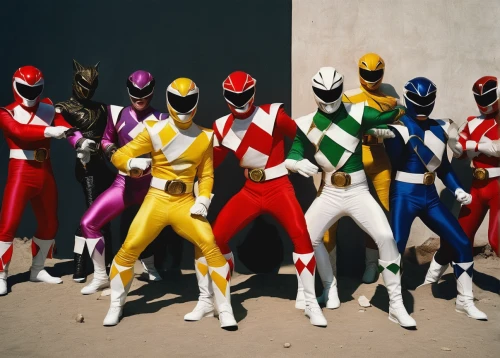 rangers,lancers,high-visibility clothing,fighters,group photo,assemble,omicron,task force,mazda ryuga,the style of the 80-ies,squad,hero academy,1980s,clone jesionolistny,drill squad,game characters,stand models,collective,my hero academia,sporting group,Photography,Documentary Photography,Documentary Photography 28