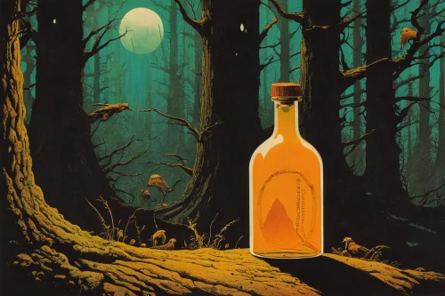 poison bottle,the bottle,isolated bottle,halloween illustration,halloween poster,mead,moonshine,bottle fiery,empty bottle,bottle,bottle of oil,glass bottle,wine bottle,haunted forest,the woods,a bottle of wine,aniseed liqueur,tequila bottle,jarana jarocha,maple syrup,Conceptual Art,Sci-Fi,Sci-Fi 17