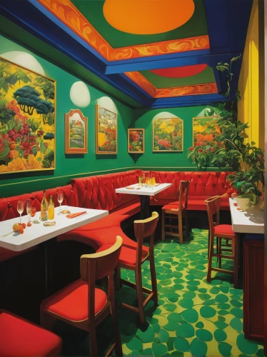 new york restaurant,retro diner,alpine restaurant,diner,chinese restaurant,fine dining restaurant,ufo interior,a restaurant,restaurants,mandarin house,rosa cantina,bistrot,colored pencil background,japanese restaurant,restaurant ratskeller,bistro,dining room,drive in restaurant,children's interior,breakfast room,Illustration,Japanese style,Japanese Style 20