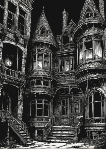 victorian,haunted house,the haunted house,victorian house,ghost castle,brownstone,haunted castle,victorian style,creepy house,magic castle,haunted,gothic architecture,witch's house,witch house,haunted cathedral,abandoned house,apartment house,tenement,gothic style,doll's house,Conceptual Art,Daily,Daily 09