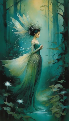faerie,faery,fairy queen,fairy peacock,dryad,fairies aloft,rusalka,fantasy art,ballerina in the woods,fairy,fantasy picture,water nymph,mystical portrait of a girl,aurora butterfly,the enchantress,fairy forest,rosa 'the fairy,fae,swan lake,forest of dreams,Illustration,Realistic Fantasy,Realistic Fantasy 16