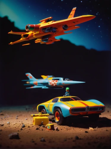 toy cars,supersonic fighter,spaceplane,starship,airplanes,bobbycar-race,jet plane,takeoff,planes,crash-land,chrysler concorde,spaceships,matchbox car,sci fiction illustration,desert safari,moon car,space ships,diecast,supersonic transport,super cars,Unique,3D,Toy