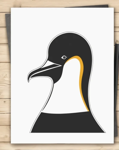 hooded merganser,gentoo penguin,king penguin,shelduck,western grebe,beak black,surf scoter,grebe,chinstrap penguin,gentoo,glasses penguin,bird illustration,antarctic bird,american coot,penguin,thick-billed murre,adã©lie penguin,goldeneye,rockhopper penguin,great crested grebe,Illustration,Black and White,Black and White 04