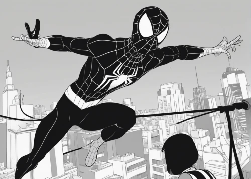 spider-man,spider bouncing,spiderman,spider man,coloring page,webs,the suit,web,superhero background,tangle-web spider,spider,webbing,daredevil,mono-line line art,suit,spider network,wireframe,comic hero,dark suit,peter,Illustration,Vector,Vector 02