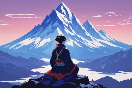 the spirit of the mountains,mountain world,mountain,mountain spirit,mountains,high mountains,mountain peak,travel poster,mountain guide,rice mountain,mountain top,mulan,5 dragon peak,japanese mountains,would a background,peaks,mountain scene,laser buddha mountain,be mountain,zen rocks,Art,Artistic Painting,Artistic Painting 22
