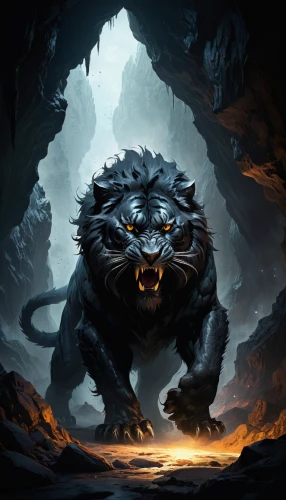 leopard's bane,werewolf,forest king lion,feral,werewolves,krampus,stone lion,pallas cat,supernatural creature,cheshire,lion - feline,predation,game illustration,black dragon,dark art,tasmanian devil,lion head,roar,tamarin,panther,Conceptual Art,Fantasy,Fantasy 11