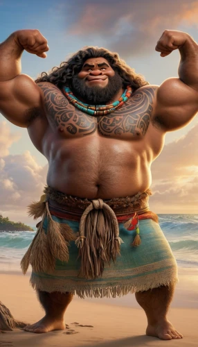 moana,polynesian,hercules,luau,samoa,strongman,hula,aladha,king coconut,maori,sea god,aladin,greek,muscle man,shaka,barbarian,warrior east,rapanui,sea man,kong,Photography,General,Natural