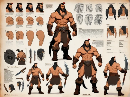 vax figure,male character,massively multiplayer online role-playing game,barbarian,gear shaper,breastplate,raft guide,thorin,concept art,dwarves,greek gods figures,biblical narrative characters,primitive person,grog,half orc,martial arts uniform,costume design,sheath,alaunt,sackcloth textured,Unique,Design,Character Design