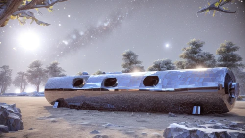 snow shelter,snow bales,snowhotel,moon base alpha-1,research station,megaliths,snow bridge,yule log,corona winter,ice planet,infinite snow,snow ring,igloo,snow plow,snow roof,snowfield,terraforming,snowdrift,futuristic landscape,searchlights