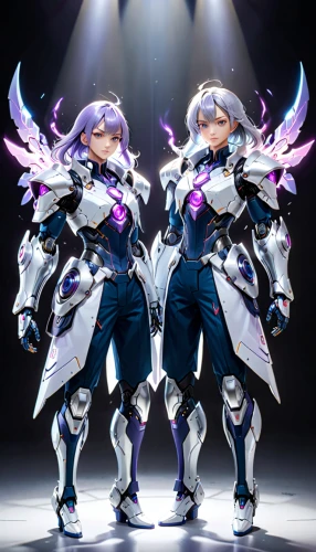 duet,hym duo,angel’s tear,angels of the apocalypse,monsoon banner,angels,lancers,duo,duplicate,show off aurora,the purple-and-white,wing ozone rush 5,omega,white with purple,white purple,sigma,christmas angels,stand models,twin flowers,clone,Anime,Anime,General