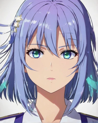 aqua,yuki nagato sos brigade,heterochromia,rei ayanami,wiz,umiuchiwa,worried girl,ganai,uruburu,erika,tiara,anchovy,piko,iris,azure,agapanthus,blue hair,smooth aster,violet eyes,fuki,Illustration,Japanese style,Japanese Style 03